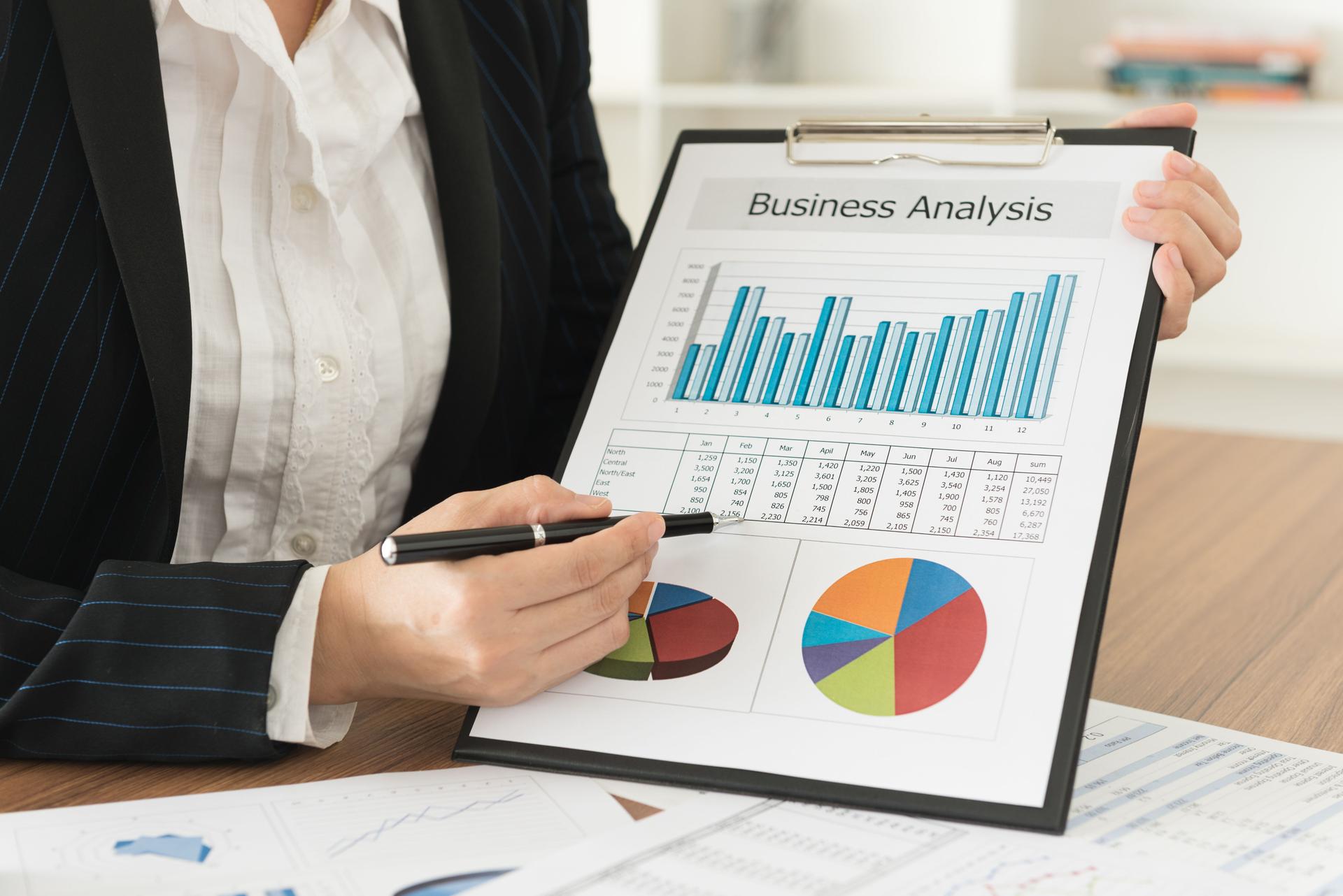 Business financial data analysis